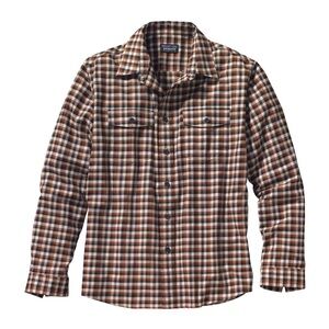 Men's Long-Sleeved Buckshot Organic Cotton Shirt